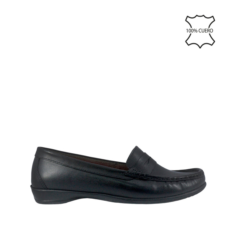 Mocasines escolares Judy negro para Niñas