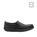 Zapatos casuales Vippeer slip-on negro para Hombre