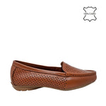 Mocasines Lori para mujer color tan