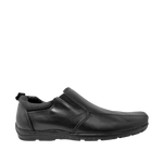 Zapatos escolares slip on Reekerh para niño color negro