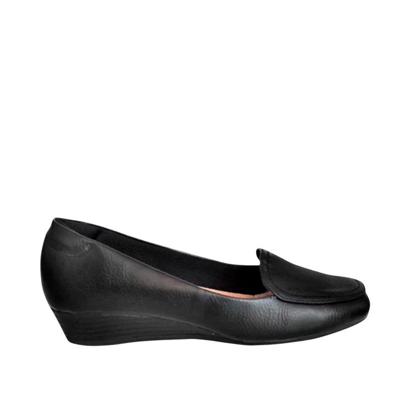 Zapatos cuña Tamires mirabella negro para Mujer