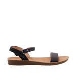 Sandalias flat Maribel negro para Mujer