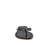 Sandalias flat Karen negro para Mujer