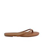 Sandalias flat Karen cognac para Mujer