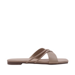 Sandalias Flats Karina Mirabella beige para Mujer