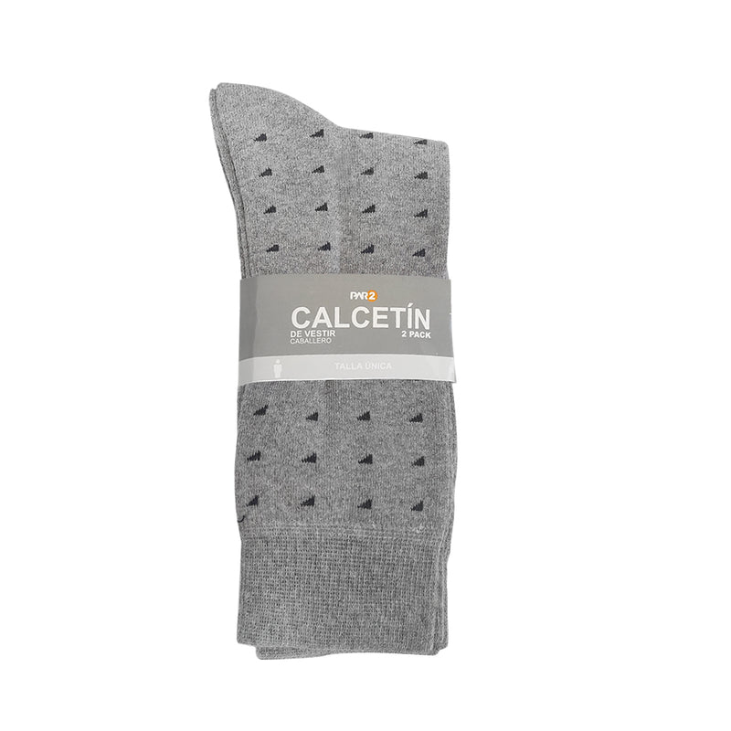 Calcetines Mario 2 gris para hombre