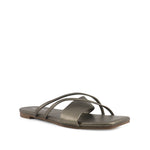 Sandalias flats Karina dorado para Mujer