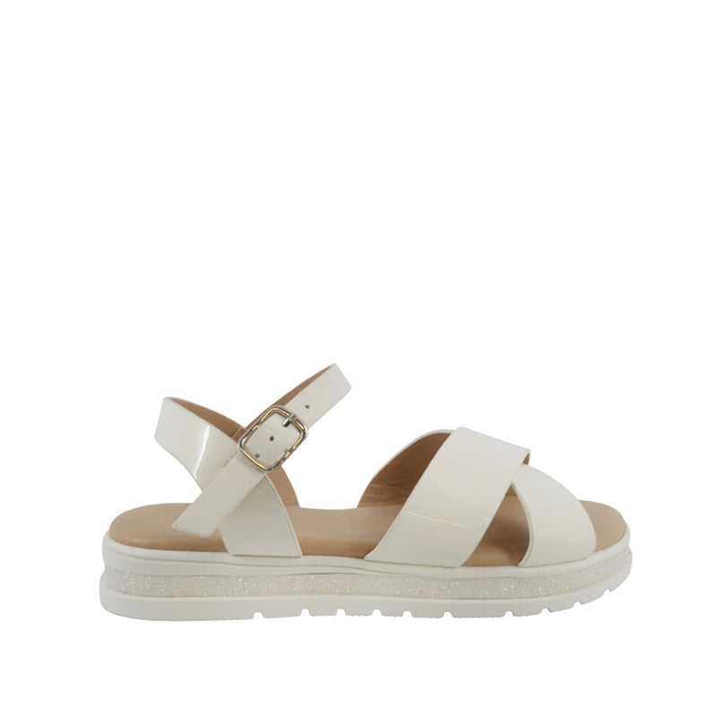 Sandalias Irene blanco para niña