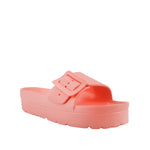 Sandalias flats Maha rosado para mujer
