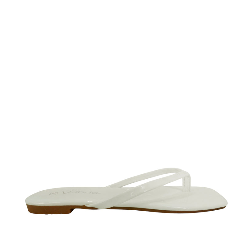 Sandalias flats Karen hueso para mujer