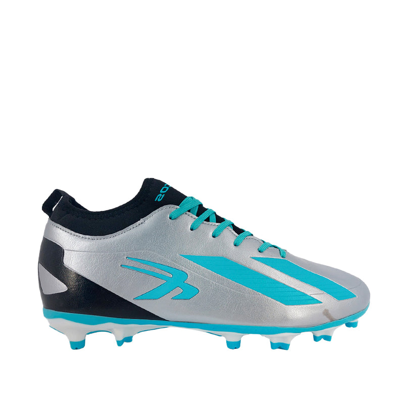 Zapatos para fútbol Reyes plateado para hombre