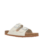 Sandalias flats Mirka hueso para mujer