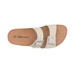 Sandalias flats Mirka hueso para mujer