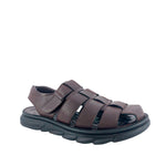 Sandalias Cancún Pesca café para hombre