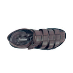 Sandalias Cancún Pesca café para hombre