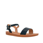 Sandalias flats Maribel negro para mujer