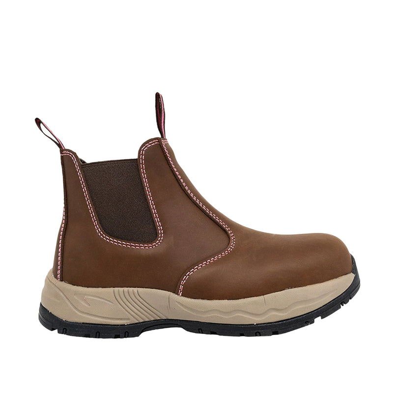 Botas industriales Kate  cafe para mujer