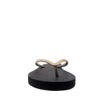 Sandalias flats Copacabana dorado