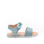 Sandalias Frozen celeste para niña