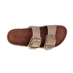 Sandalias flats Mirka taupe