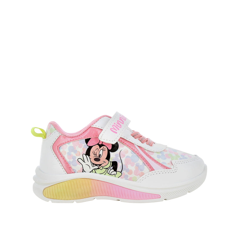 Tennis Minnie para niña color rosado
