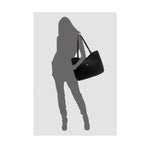 Cartera tote Delia negro