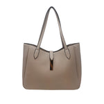 Cartera tote Delia taupe