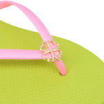 Sandalias flats Dany verde