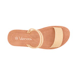 Sandalias flats Victoria beige