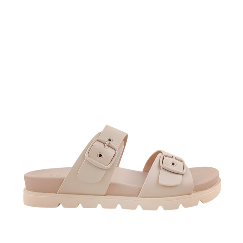 Sandalias flats Dakota hueso