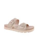 Sandalias flats Dakota hueso