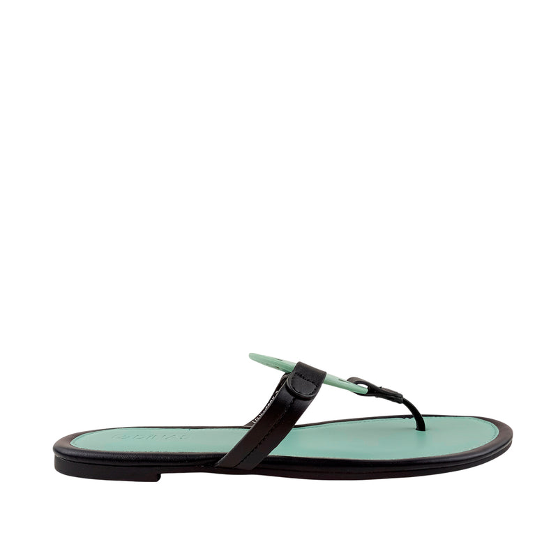 Sandalias flats Loly verde
