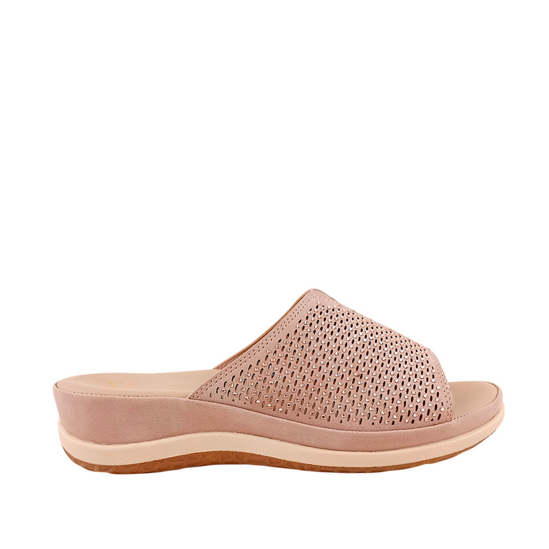 Sandalias flats Rita blush