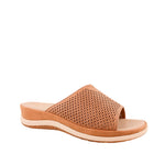 Sandalias flats Rita tan