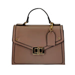 Cartera satchel Tracy taupe