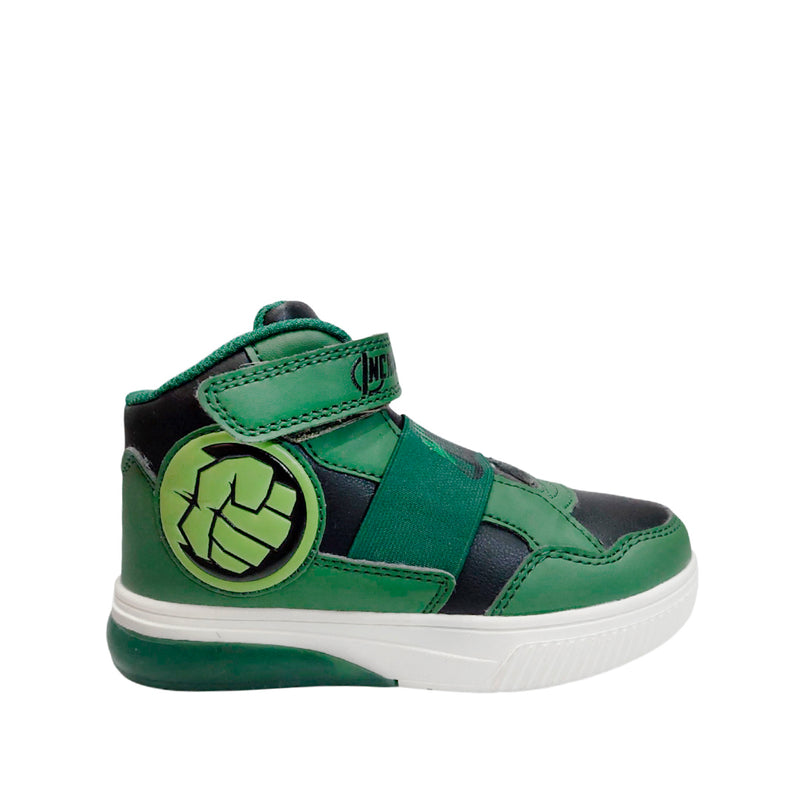 Botas Hulk para niño color verde