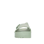 Sandalias flats Milan verde