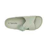 Sandalias flats Milan verde