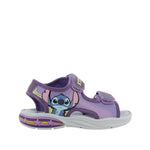 Sandalias Stitch para niña color morado