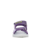 Sandalias Stitch para niña color morado