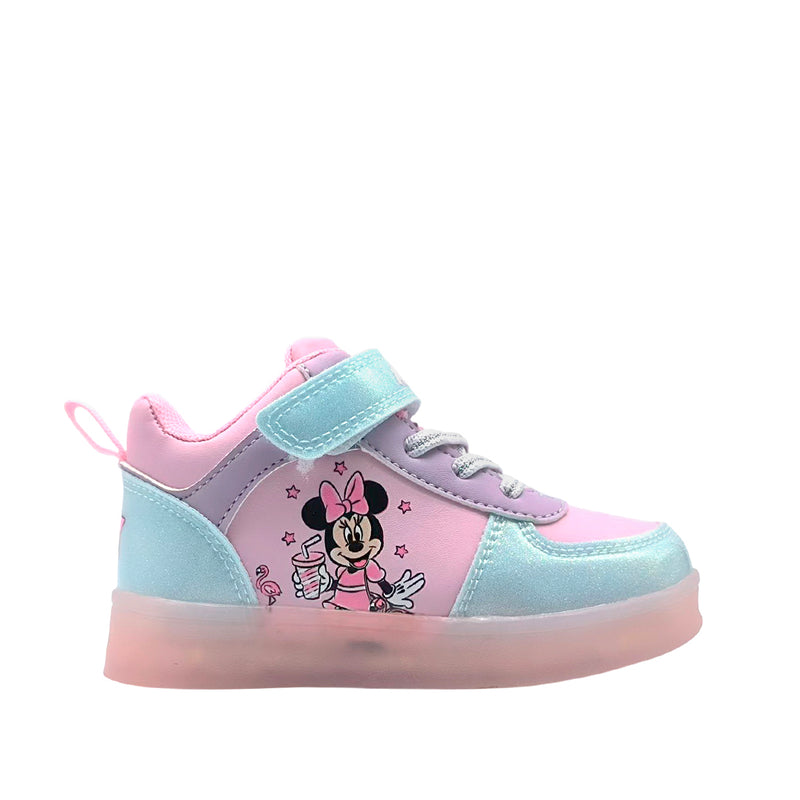Botas Minnie para niña color rosado