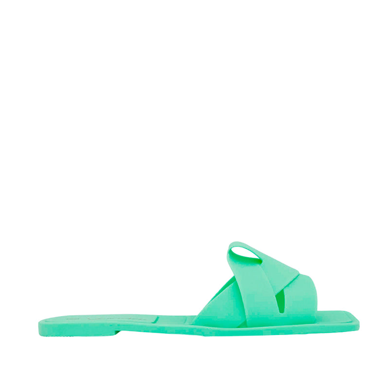 Sandalias flats Nina verde