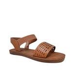 Sandalias flats Marlen para mujer color tan