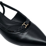 Ballerinas slingback Porta para mujer color negro