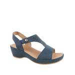Sandalias de cuña Roxy para mujer color navy