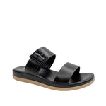 Sandalias flats Veronica para mujer color negro