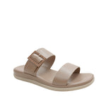 Sandalias flats Veronica para mujer color taupe