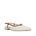 Ballerinas slingback Porta para mujer color hueso
