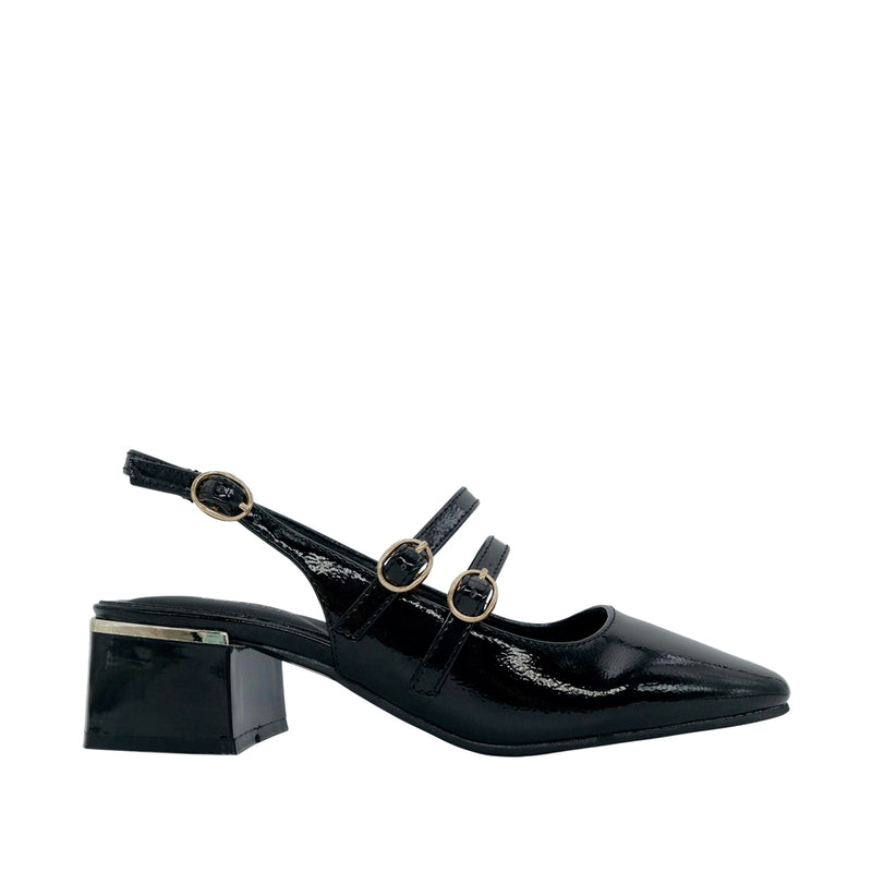 Tacones slingback Stacy para mujer color negro