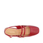 Tacones slingback Stacy para mujer color rojo